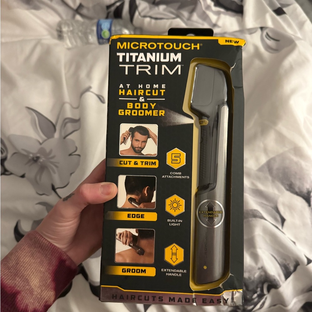 Titanium Trim Hair and Body Groomer - Silver